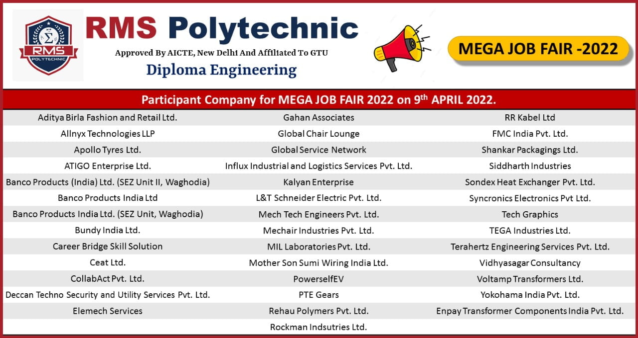 Placements : RMS Polytechnic